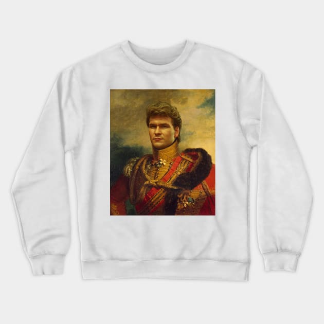 Patrick Swayze - replaceface Crewneck Sweatshirt by replaceface